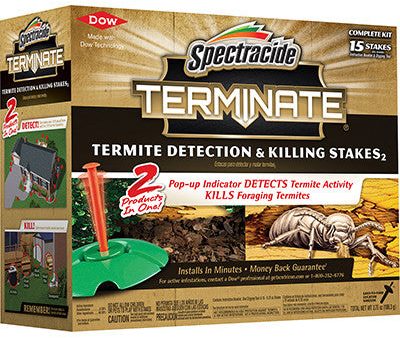 Spectracide HG-96115 15 Count 7  Terminate Termite Killing & Detection Stakes - Quantity of 1 Fashion