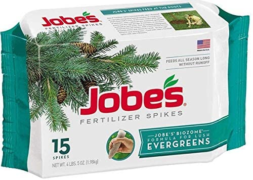 Jobe s 01611 15 Pack Evergreen Tree & Shrub Fertilizer Spikes - Quantity of 10 Online