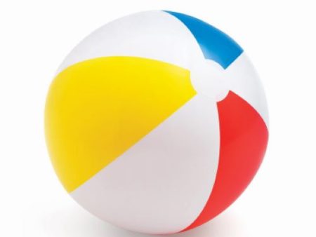 Intex Recreation 59020EP 20  Glossy Panel Multi-Color Inflatable Beach Ball - Quantity of 12 Online