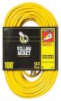 COLEMAN CABLE 2888 YELLOW JACKET 100  13A 14 3 HEAVY DUTY EXTENSION CORD - Quantity of 1 Fashion