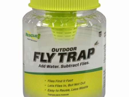 Rescue FTR-DT12 Reusable Ready To Use Non-Toxic Fly Trap - Quantity of 3 For Discount