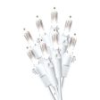 Holiday Wonderland 40846-88A 100 Count Warm White With White Wire LED Mini Christmas Light Set - Quantity of 10 Online