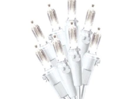 Holiday Wonderland 40846-88A 100 Count Warm White With White Wire LED Mini Christmas Light Set - Quantity of 10 Online