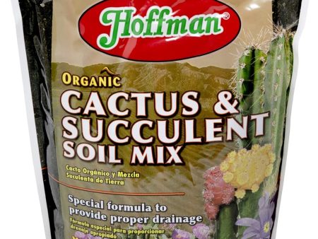 Hoffman 10404 4 Quart Organic Cactus & Succulent Potting Soil Mix - Quantity of 12 on Sale