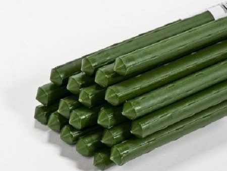 Panacea 84186 6 ft (72 Inches) Heavy Duty Green Coated Metal Plant Sturdy Stakes - Quantity of 25 Discount