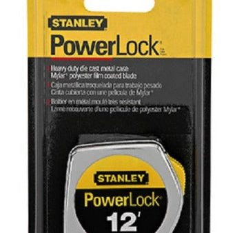 Stanley 33-212 1 2 Inch x 12 Foot Powerlock Tape Measure - Quantity of 2 For Cheap