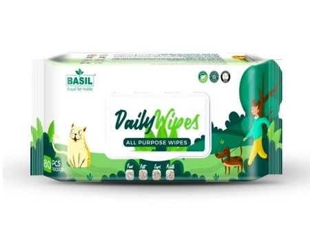 Basil Wet Wipes 80pcs Discount