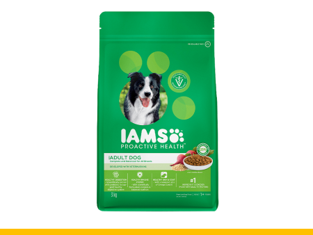 IAMS Proactive Health Dog Food Dry Adult Chicken 3kg Hot on Sale