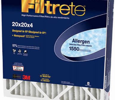 3M DP02DC-4 FILTRETE 20  X 20 X4  FURNACE AIR FILTERS - Quantity of 4 For Discount