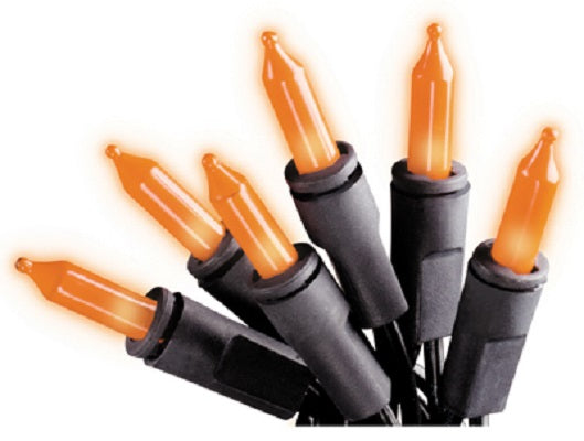 Sylvania V34700-88 100 Light Count Orange Mini Light Halloween Set - Quantity of 3 For Cheap