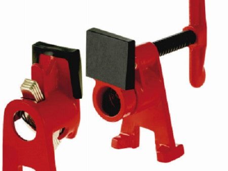 Bessey Tools BPC-H34 3 4   H  Style Woodworking Pipe Clamp With High Base - Quantity of 5 Online now