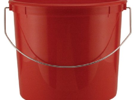 Leaktite 005Q55RD024 5 Quart Red Heavy Duty Plastic Paint Pail - Quantity of 3 Online Hot Sale