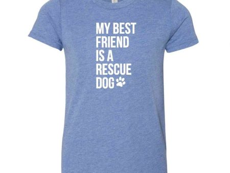 My Best Friend is a Rescue Dog T-Shirt Online