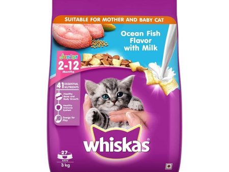 Whiskas Junior Ocean Fish 3kg Online now