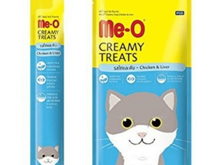 Meo Creamy Treats In Chicken & Liver Flavour Hot on Sale