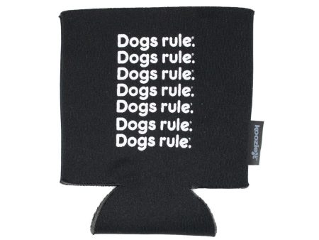 Dogs rule.™ Repeating Logo Koozie Supply