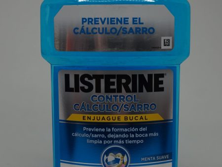 ENJUAGUE BUCAL LISTERINE ANTISARRO 500ML Fashion