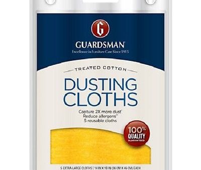 Guardsman 462700 5 pack Ultimate Reusable Lint Free Dusting Cloths - Quantity of 6 Online now