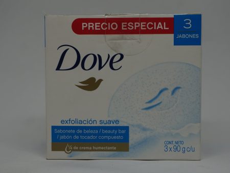 JABÓN DOVE TRIPACK EXFOLIANTE 270GR For Cheap