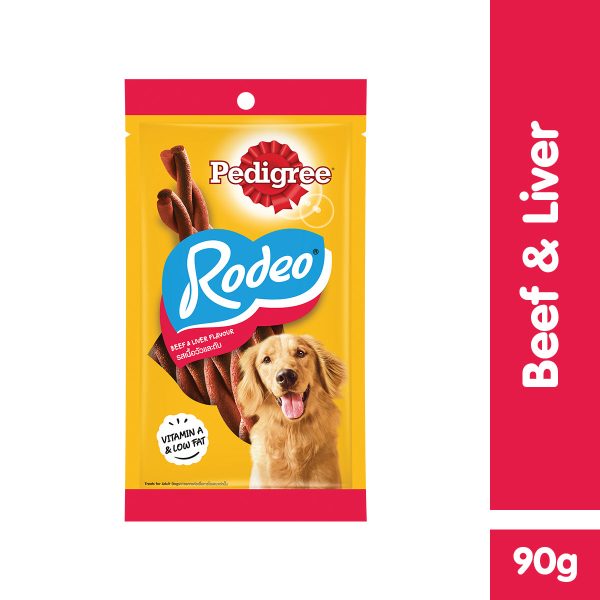 PEDIGREE® RODEO™ Dog Treat Adult Beef and Liver 90g Supply