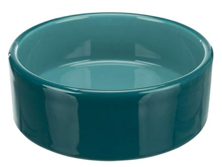 Trixie Ceramic Bowl Turquoise 300ml, Diameter 12cm Online Hot Sale