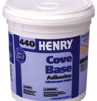 Henry 12111 #440 Gallon Rubber or Vinyl Cove Base Moulding Adhesive Glue - Quantity of 1 Online now