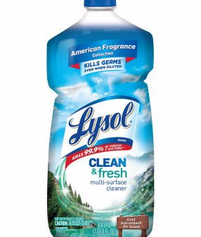 Lysol 1920078630 40 oz All-Purpose Cleaner Cool Adirondack Air Scent - Quantity of 9 Bottles on Sale