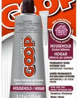 Goop 130011 3.7 oz Tube Of Clear Household Amazing Goop Adhesive - Quantity of 24 on Sale