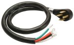 (8) Master Electrician 09044ME 4 , 6 2 & 8 2 SRDT Black Range Oven Power Cords Online Hot Sale