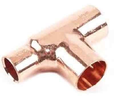 (100) ea 3 4  x 1 2  x 3 4  Copper Tee Plumbing Fittings on Sale