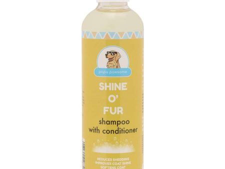 Papa Pawsome Shine o Fur Shampoo with conditioner For Dogs 250ml Hot on Sale