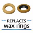 Korky 6000BP Wax Free Toilet Flange Seal Gasket - Quantity of 5 Online