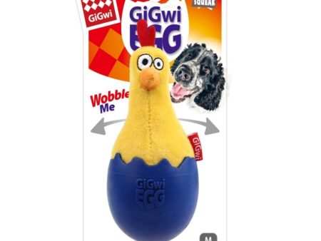 GiGwi Egg Wobble Fun Cock TPR & Plush Combination on Sale