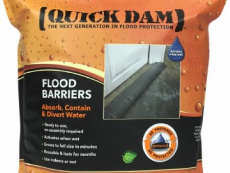 Absorbent QD617-1 Quick Dam 6  x 17  FT  Expanding Flood Water Barrier - Quantity of 1 Online