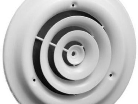 American Metal Products 1500W6 6  White Round Steel Ceiling Vent   Diffuser - Quantity of 1 For Cheap