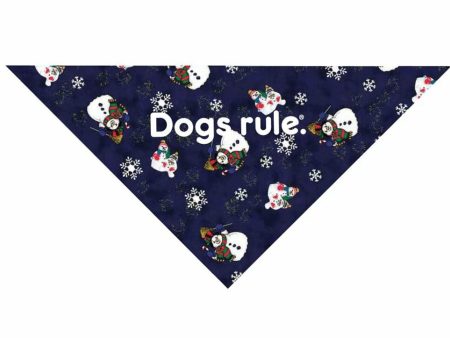 Snowman Dog Bandana on Sale