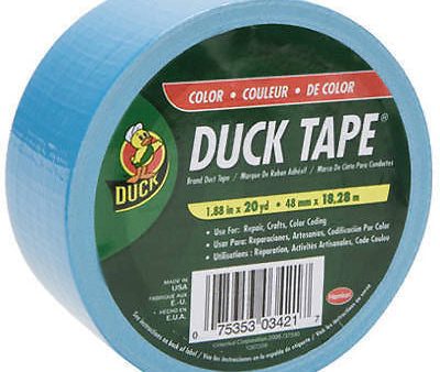 Duck Tape 1311000 1.88  x 60  ELECTRIC BLUE DUCK DUCT TAPE - Quantity of 12 rolls Online Hot Sale