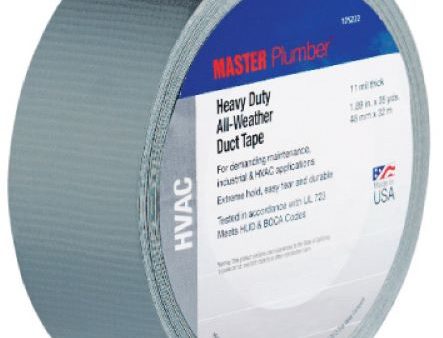 Master Plumber 1126785 1.89  x 35 Yard Contractor Maximum Duty HVAC Duct Tape - Quantity of 6 Cheap