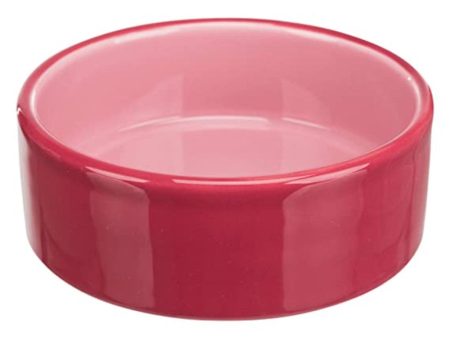 Trixie Ceramic Bowl Pink 300ml, Diameter 12cm Discount