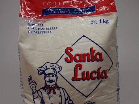 HARINA SANTA LUCIA CON POLVO HORNEAR 1KG Hot on Sale