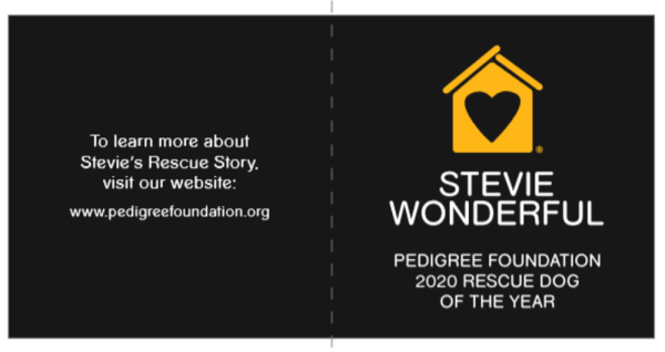 Stevie Wonderful: PEDIGREE Foundation 2020 Rescue Dog of the Year For Discount