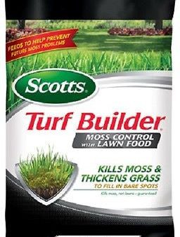 Scotts 38505 5000 sq ft Turf Builder Moss Control w  Lawn Food Fertilizer - Quantity of 2 bags Sale