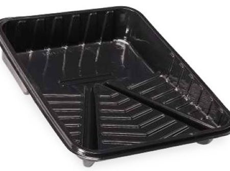 Midstate 200871 9  Disposable 1 Liter Black Paint Tray Liner - Quantity of 25 Online Sale