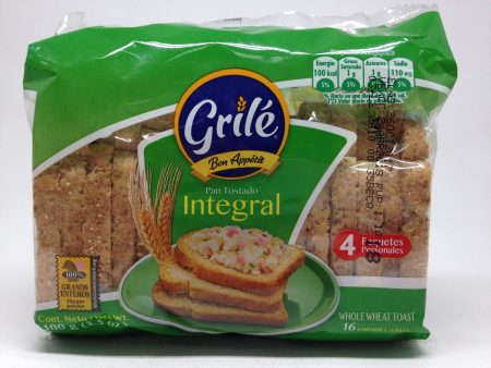 TOSTADAS GRILE INTEGRALES X 16UN 100GR Online Sale