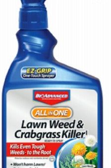 BioAdvanced 704080A 32 oz Hose End All in 1 Lawn Weed & Crabgrass Killer Spray - Quantity of 1 Hot on Sale