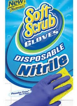 Soft Scrub 11110-26 10-Count Pack of Disposable Nitrile 1 Size Fits All Gloves - Quantity of 6 Online Sale