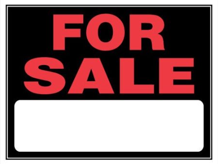 Hillman 840028 15  x 19  Jumbo Plastic For Sale Signs - Quantity of 6 Fashion