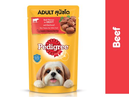 PEDIGREE® Dog Food Wet Adult Beef Flavour in Gravy Discount