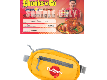 [NOT FOR SALE] PEDIGREE® Waist Bag and Chooks to Go Voucher Online Hot Sale