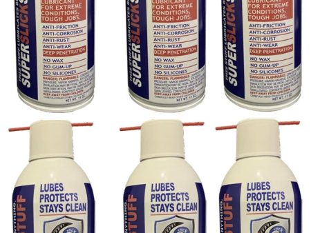 Protexall Products 20017 11 oz Can Of Super Slick Stuff Cleaning Lubricant - Quantity of 6 Online